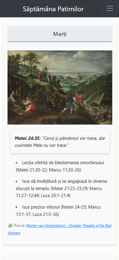 Microsite-uri devoționale screen 3