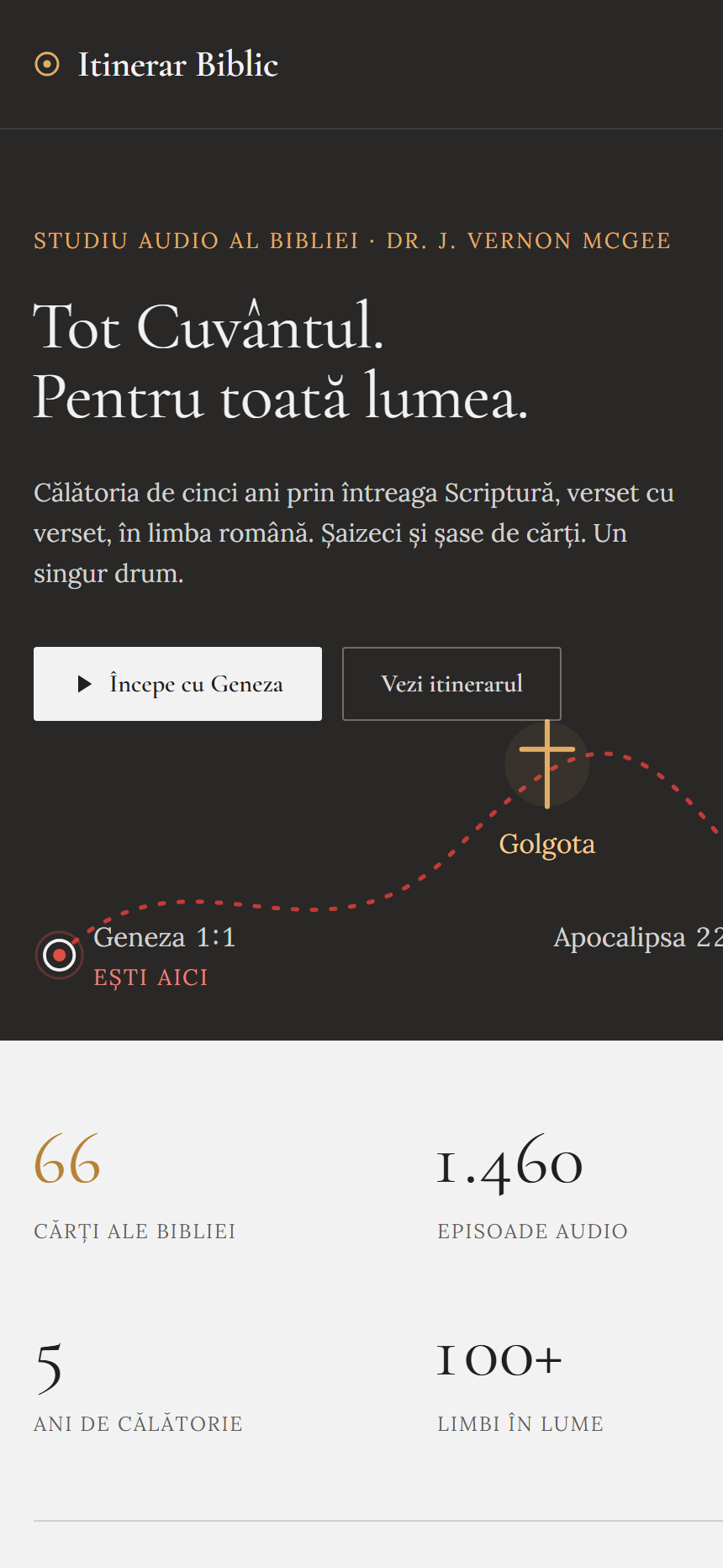 Itinerar Biblic — mobile screenshot