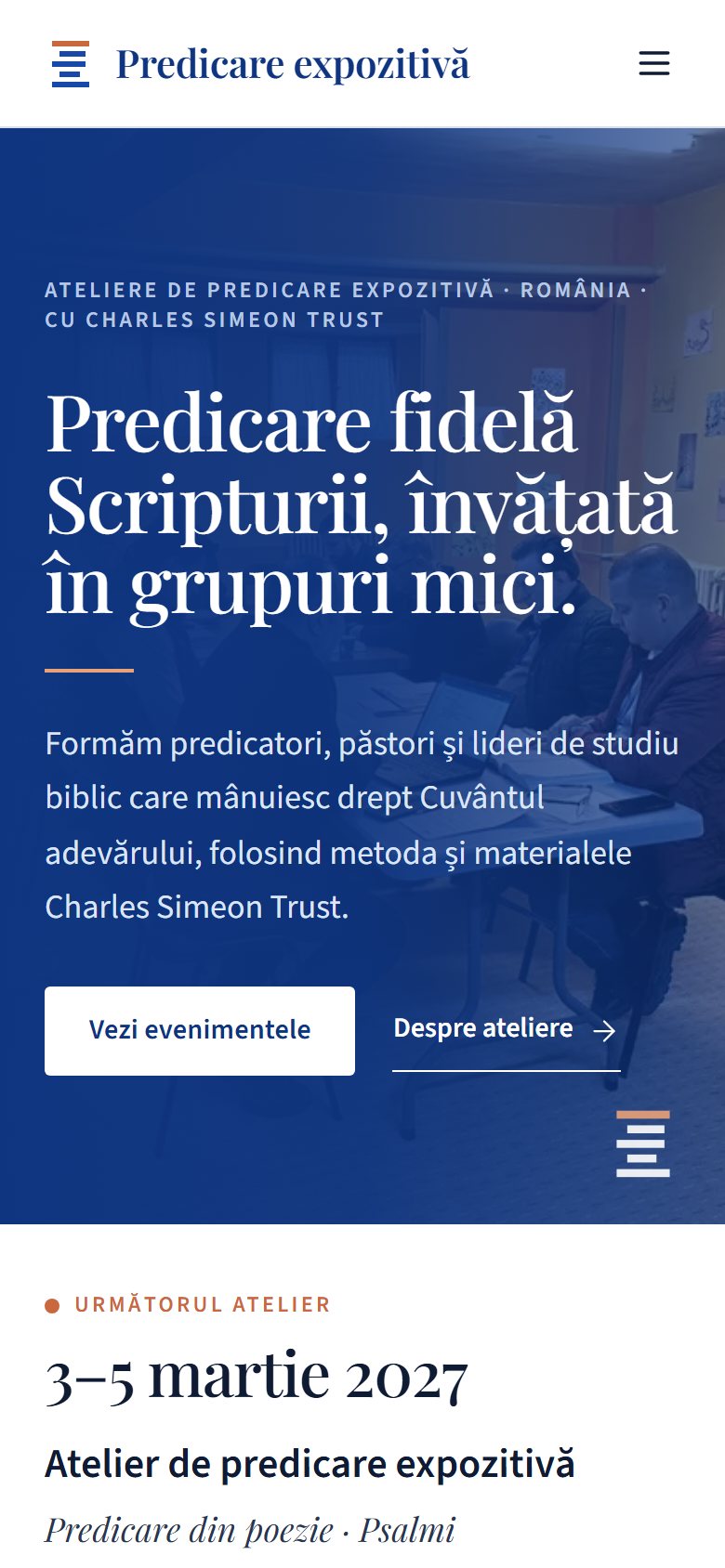 Predicare Expozitivă — captură mobil